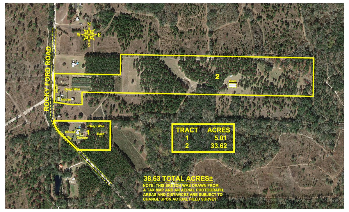 Image for The Rocky Ford Retreat - 33.62+/- Acre Recreational Tract with Improvements