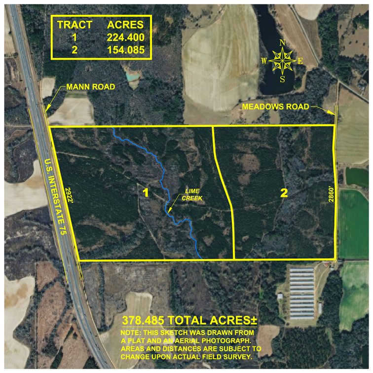 Image for 378 +/- Acres - The Lime Creek Place - (2) Prime Crisp County Recreational Tracts - Offered Divided & As a Whole