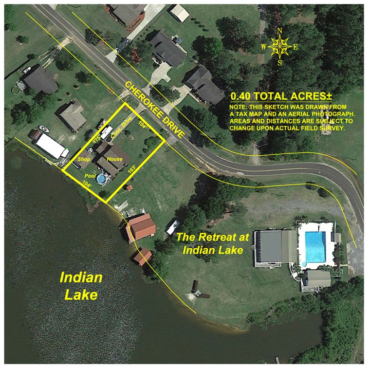 Image for Indian Lake Retreat - Waterfront Colonial Brick Home in Colquitt County, Georgia
