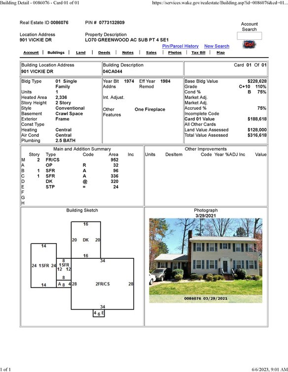 Image for Home in Greenwood Acres in Cary!