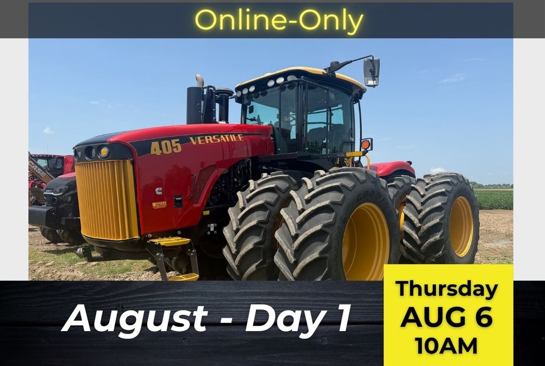 Image for Day 1 - August 2026 Open Farm and Heavy Equipment Auction