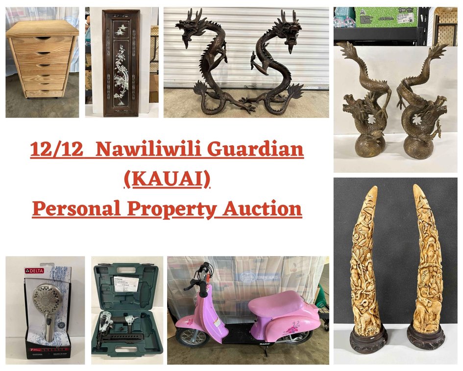 Image for 12/12 Nawiliwili Guardian (KAUAI) Personal Property Auction