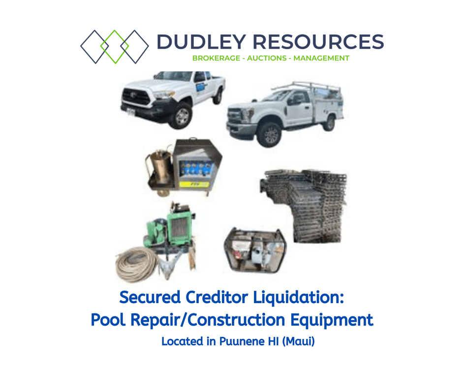Image for Dudley Resources Auction on Maui - January 18th in Puunene, HI (MAUI)
