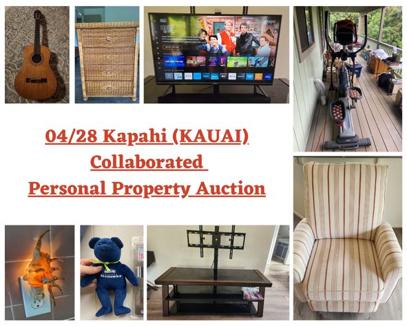 Image for 04/28 Kapahi Collaborated Personal Property Auction