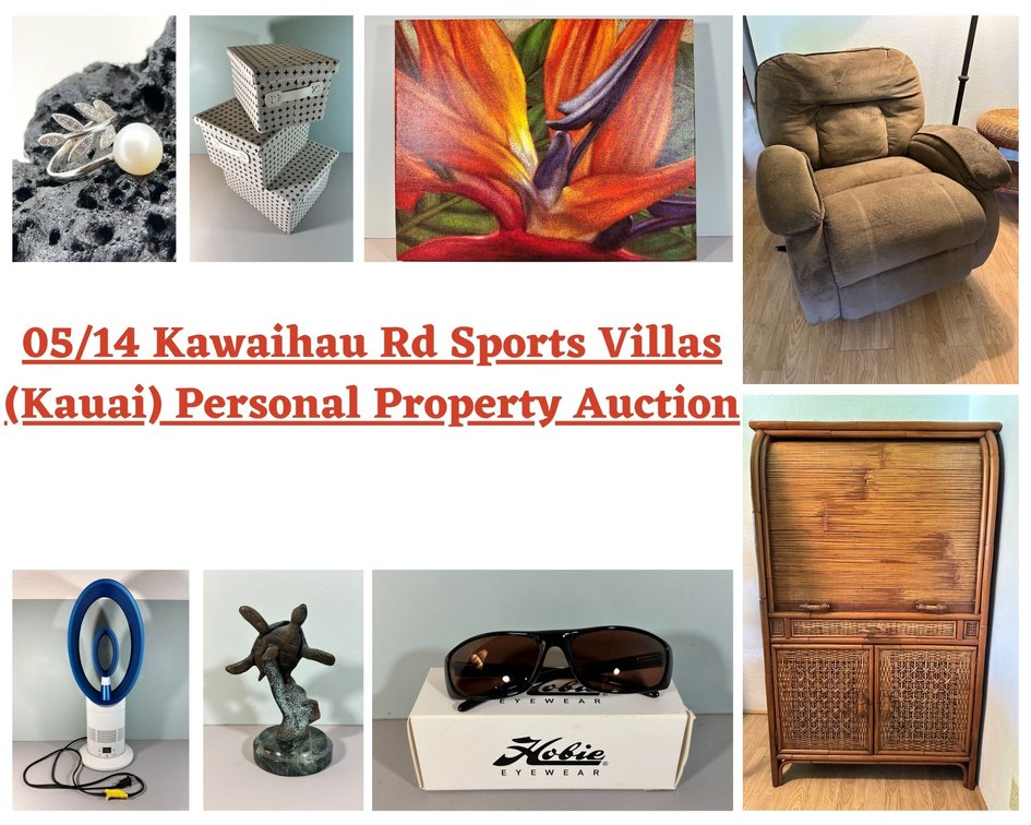 Image for 05/14 Kawaihau Rd Sports Villas (Kauai) Personal Property Auction
