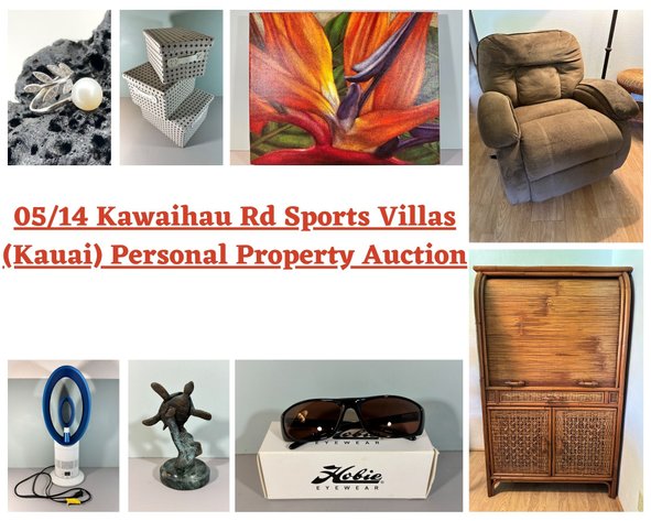Image for 05/14 Kawaihau Rd Sports Villas (Kauai) Personal Property Auction
