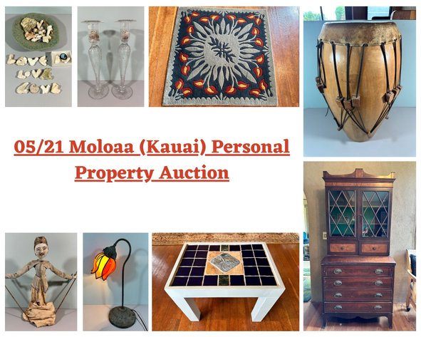 Image for 05/21 Moloaa (Kauai) Personal Property Auction