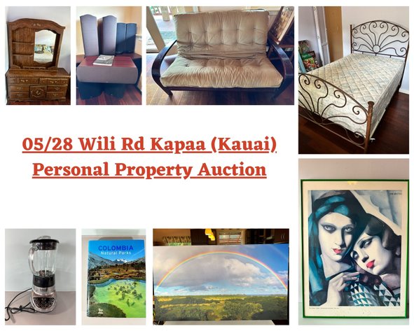 Image for 05/28 Wili Rd Kapaa (Kauai) Personal Property Auction