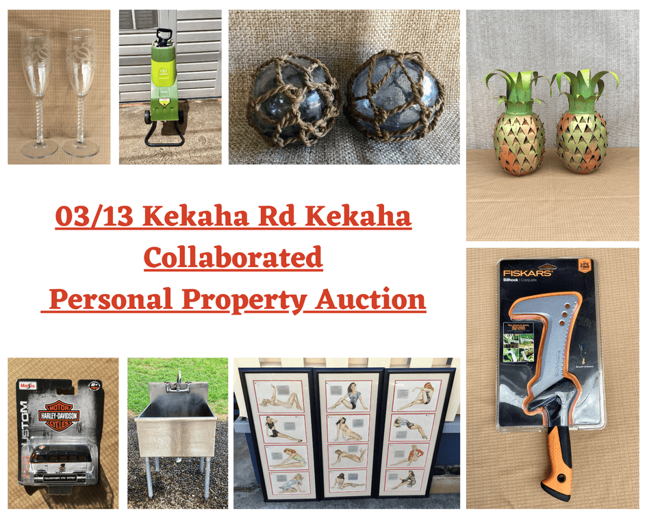Image for 03/13 Kekaha Rd - Kekaha (Kauai) Collaborated Personal Property Auction