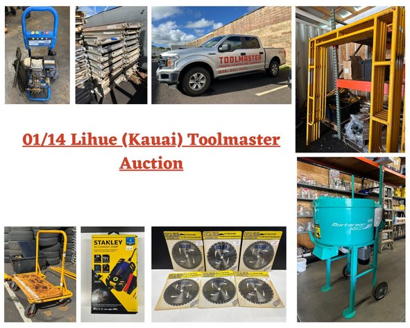 Image for 01/14 Lihue (Kauai) Toolmaster Auction