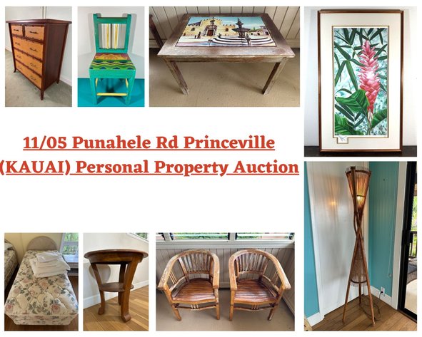 Image for 11/05 Punahele Rd Princeville (KAUAI) Personal Property Auction