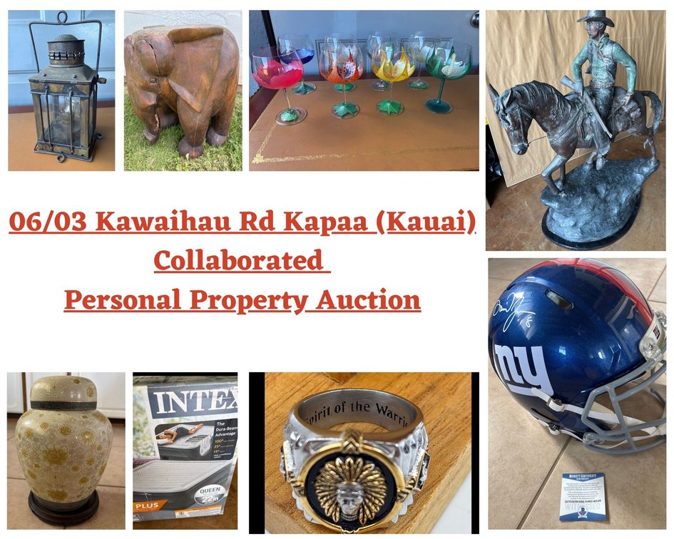 Image for 06/03 Kawaihau Rd Kapaa (Kauai) Collaborated Personal Property Auction