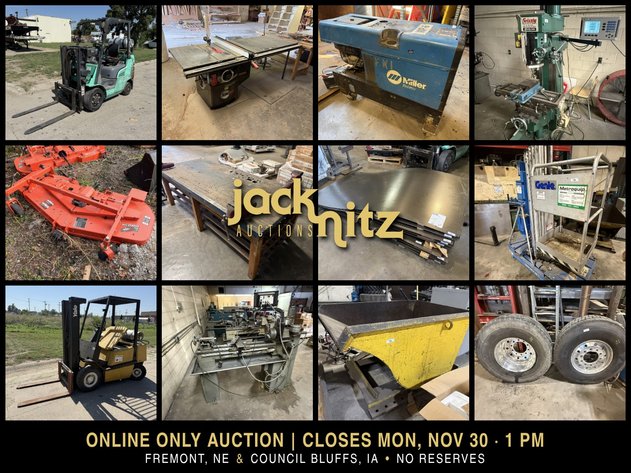 Image for Two-Location Metalworking, Woodworking & Shop Equipment No Reserve Online Auction