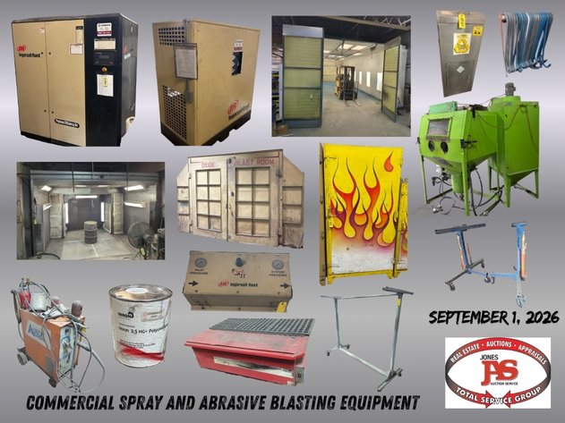 Image for Commercial Spray and Abrasive Blasting Equipment Online Auction