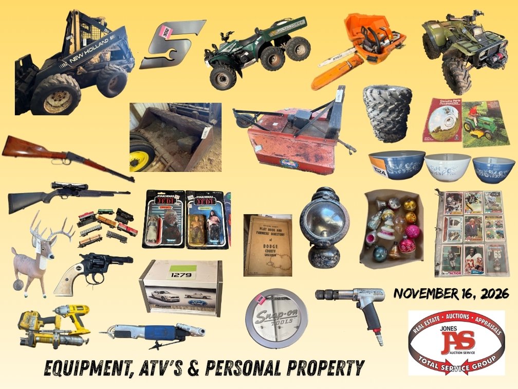 Image for Equipment, ATV's & Personal Property Online Auction