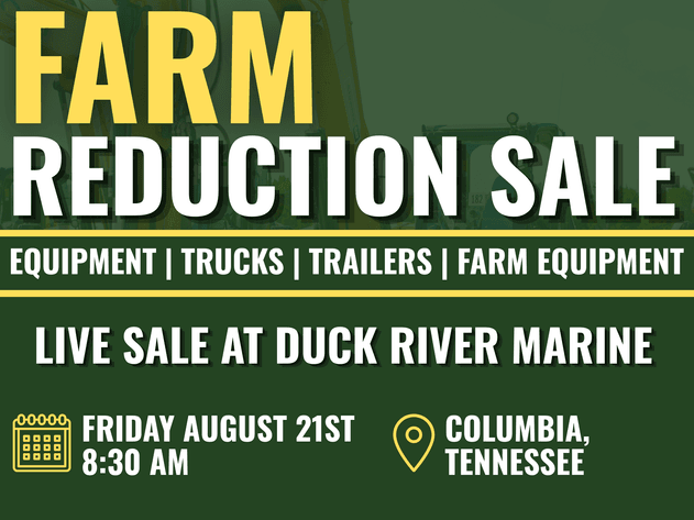 Image for AUGUST 21ST - LIVE FARM REDUCTION SALE | COLUMBIA, TN
