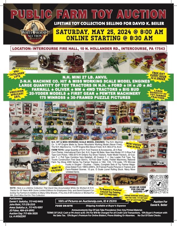 Image for Lifetime Farm Toy Collection For David K. Beiler