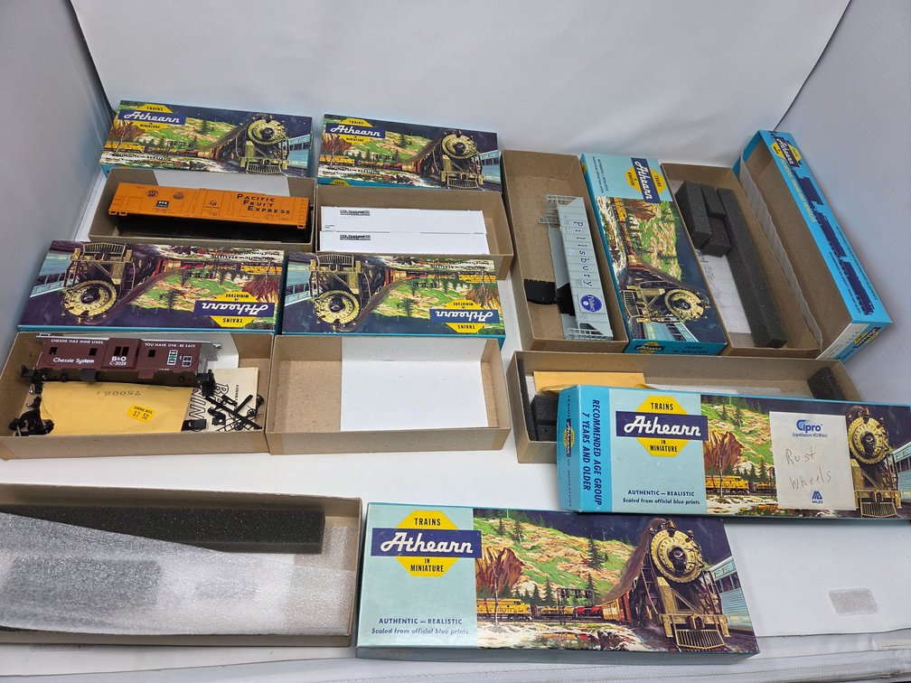 Image for (Online Only Auction) Train Collection Auction  (HO Gauge)  Engines - Cabooses - Freight Cars - Model Kits - Figures - Dolls