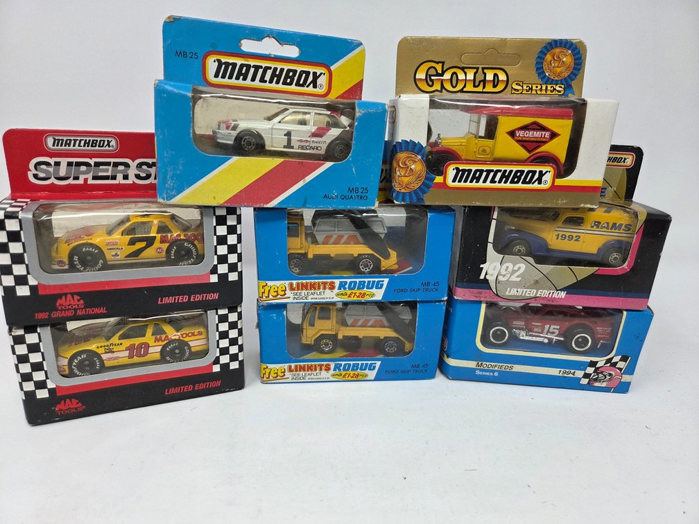 Image for ( Waltz Matchbox Collection #6 Online Only Auction )  Bidding Opens on Sept.19 @ 12pm, Closes on Oct.9 @ 6pm   Ertl - Matchbox - Hotwheels - Nascar - Collectibles