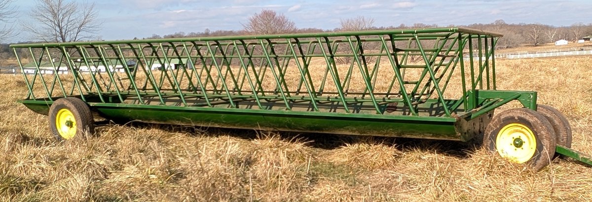Image for Stoltzfus Hay Feeders, Anderson A380FD Mixer, Trailers, John Deere Hay Equipment - Bid In-Person or Online