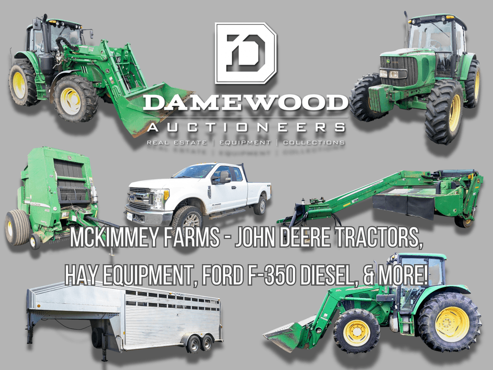 Image for David A McKimmey & McKimmey Farms - John Deere Tractors, Hay Equipment, Trucks, Mowers, Implements & Tools - Bid Live In-Person & Online