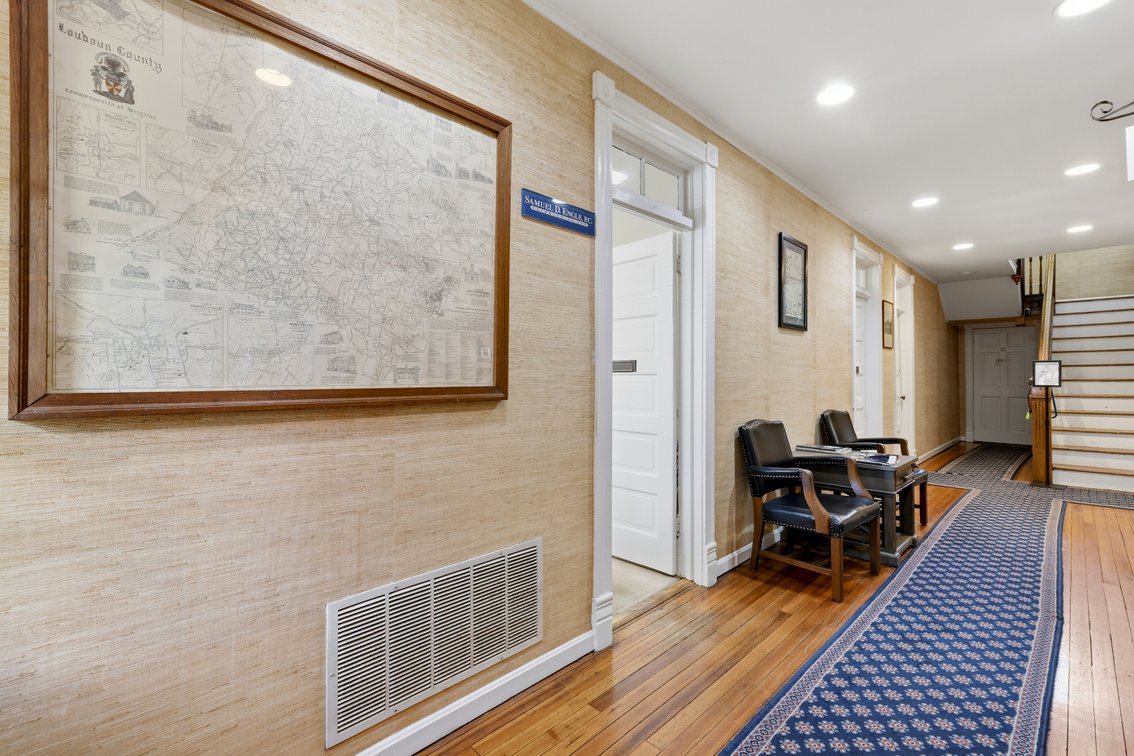 Image for Rare Downtown Leesburg, VA Opportunity! 3 Attached Buildings with 13 Parking Spaces on E. Market St. Across from the Historic Courthouse — Selling as a Single Offering!!