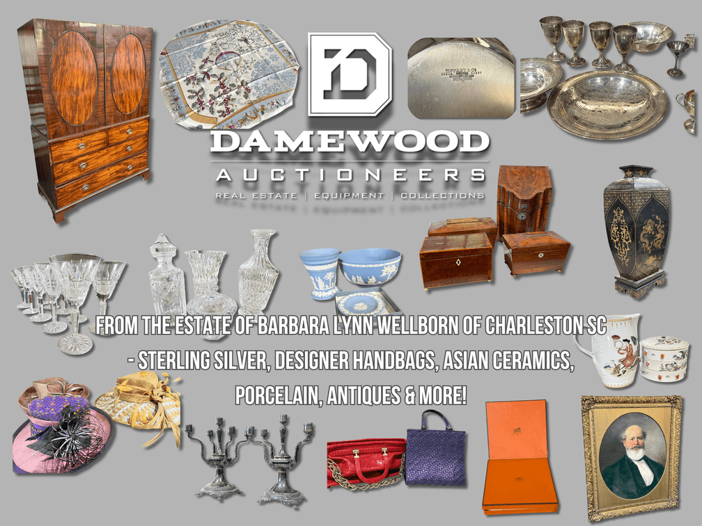 Image for From the Estate of Barbara Lynn Wellborn of Charleston SC - Sterling Silver, Designer Handbags, Asian Ceramics, Porcelain, Antiques & More! - Virtual Auction