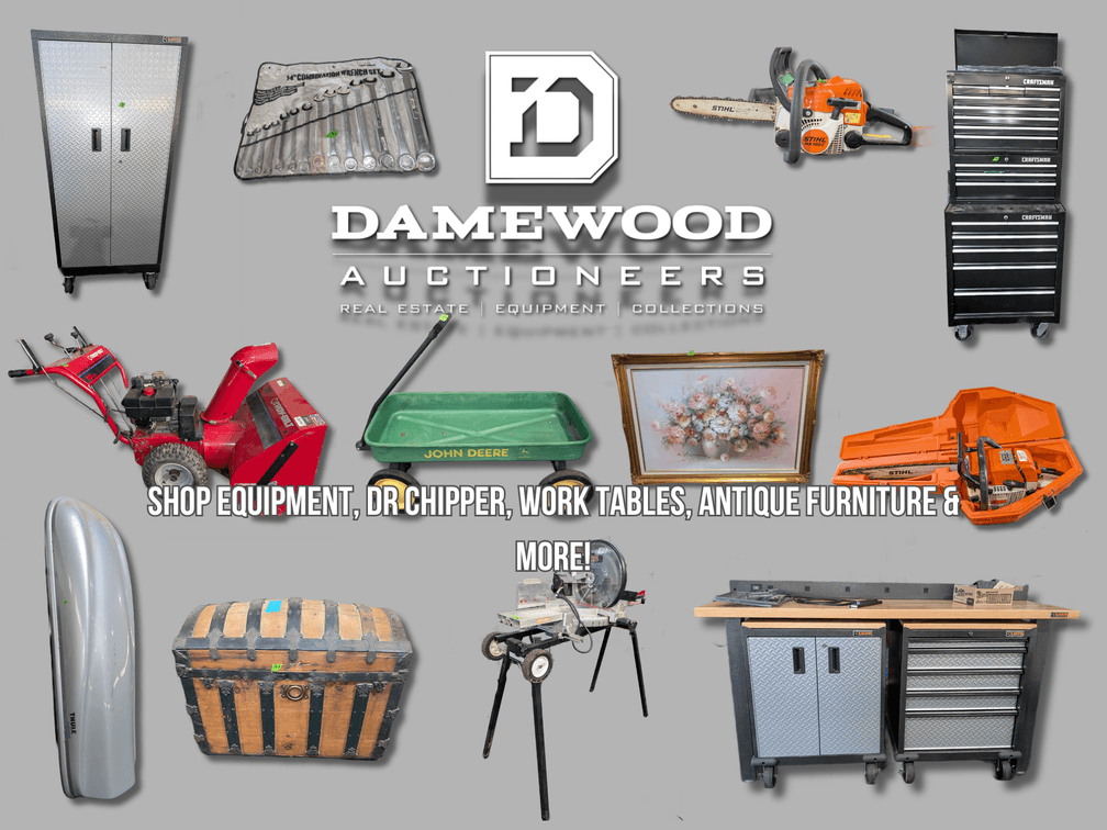 Image for Shop Equipment, DR Chipper, Work Tables, Antique Furniture & More! - Virtual Auction - No In-Person Bidding