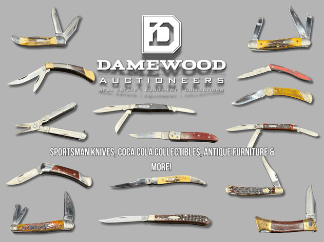Image for Sportsman Knives, Coca Cola Collectibles, Antique Furniture & More! - Virtual Simulcast Auction - No In-Person Bidding