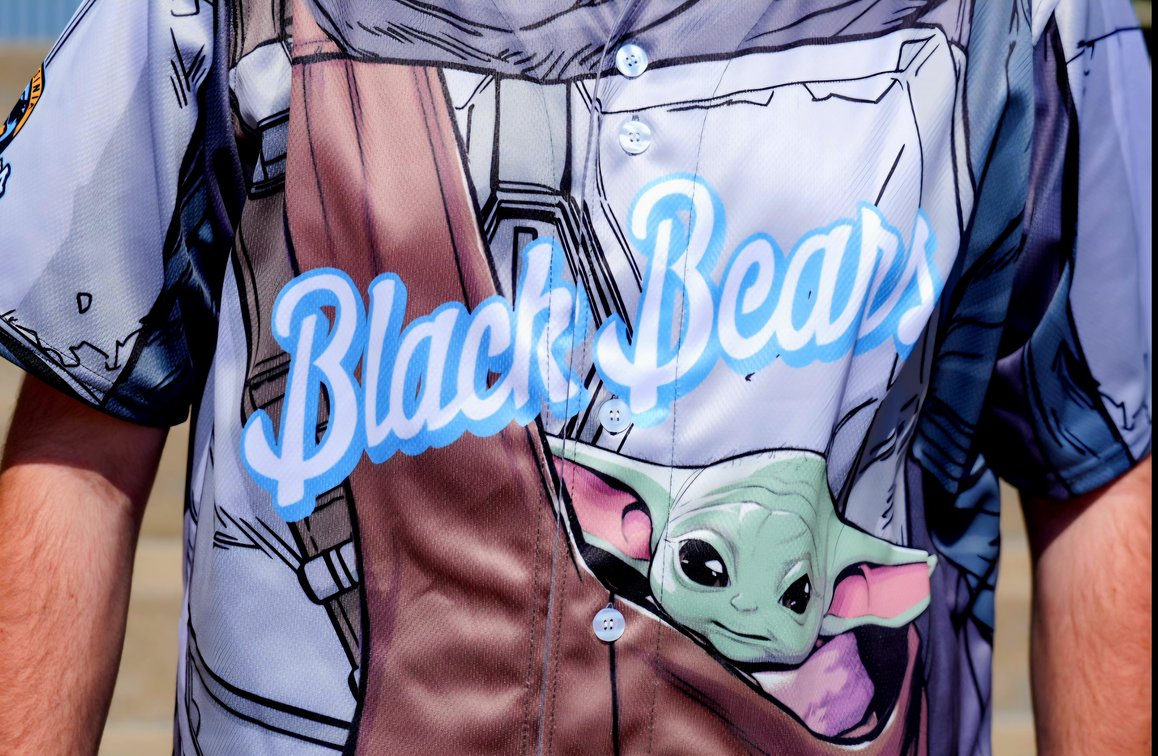 Image for WV Black Bears Authentic, Game Worn, Star Wars Jerseys, All Proceeds go to WVU Medicine