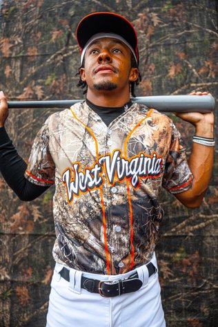 Image for WV Black Bear Authentic Game Worn Camo Series Jerseys