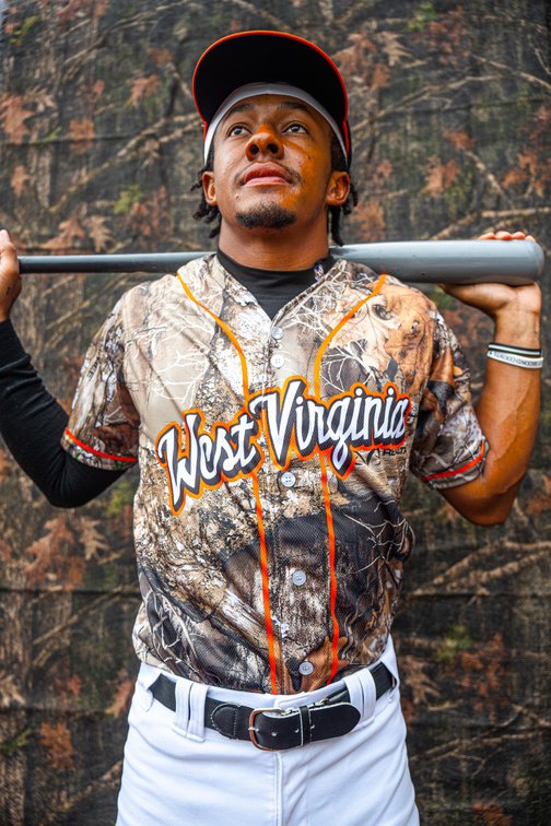 Image for WV Black Bear Authentic Game Worn Camo Series Jerseys