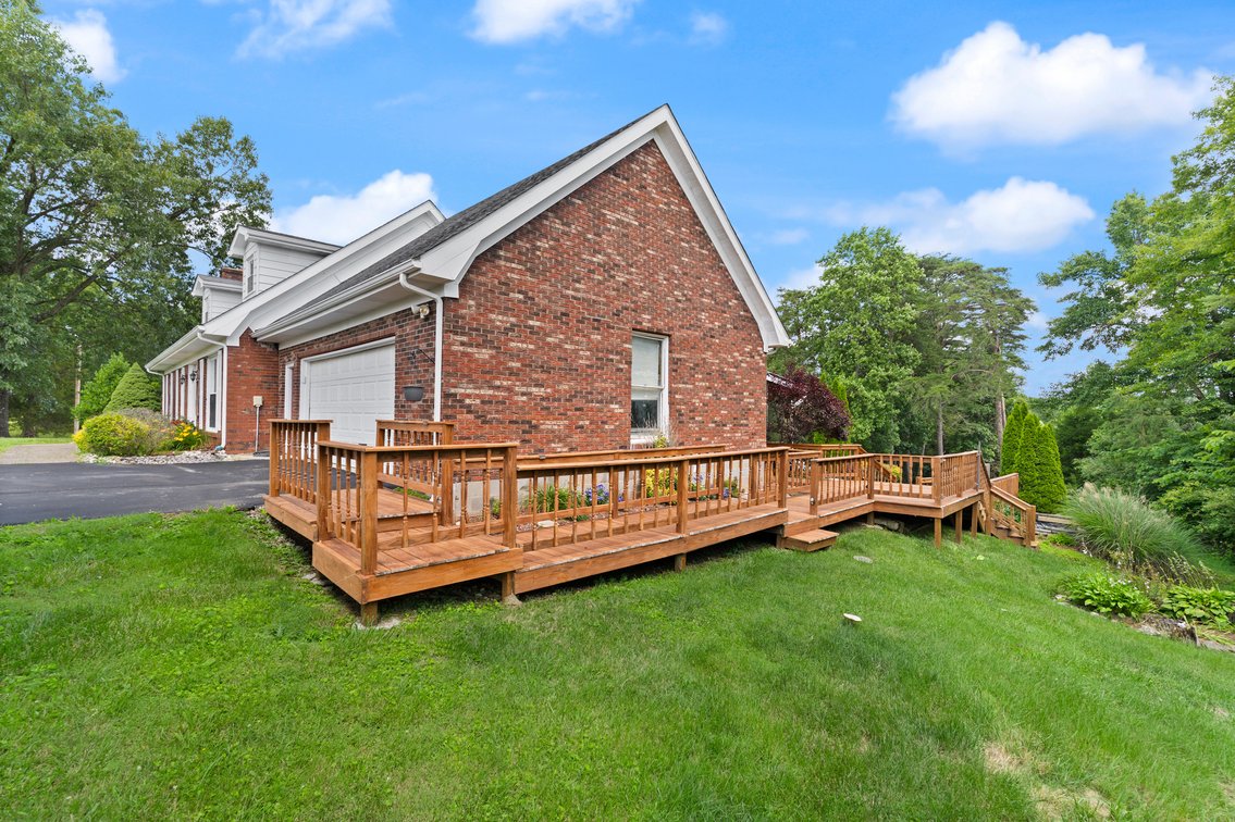 Image for Harrison County Real Estate Auction,  Cape Cod on 9.87 Acres, Inground Pool, Koi Pond & Finished Walkout - ONLINE AUCTION ONLY