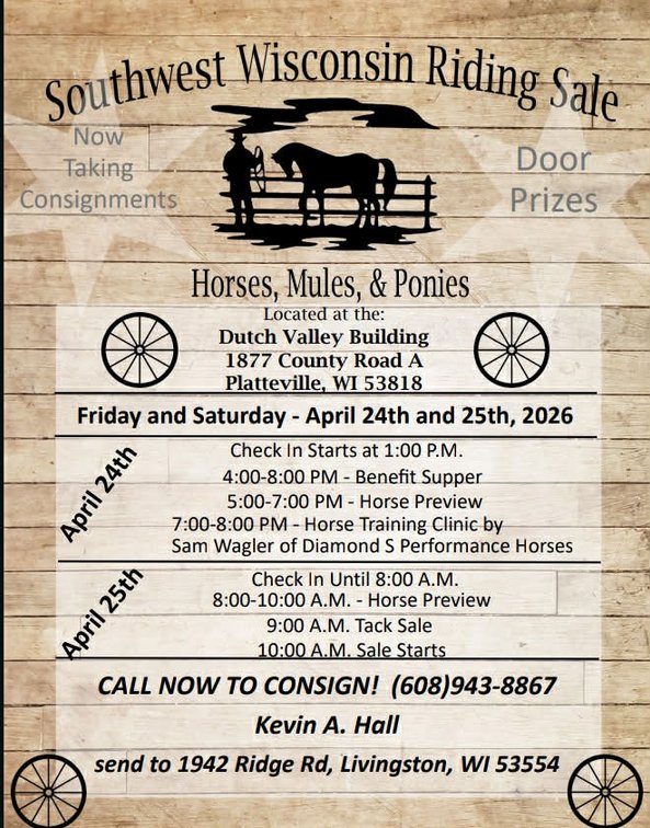 Image for Southwest Wisconsin Riding Horse Sale