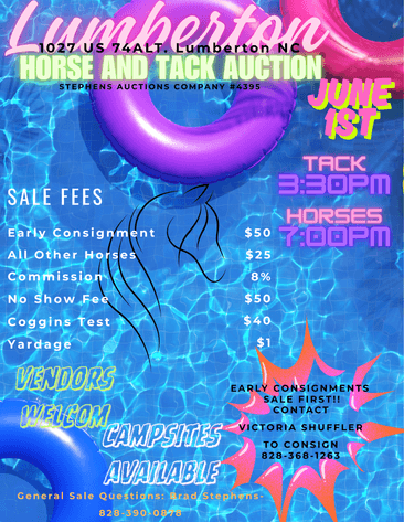 Image for Lumberton Horse and Tack Auction, June 2026