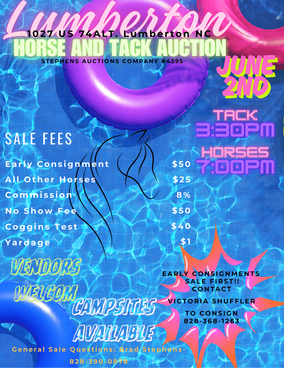 Image for Lumberton Horse and Tack Auction June 2025