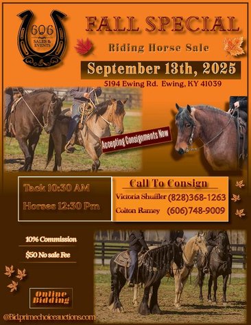 Image for 606 Fall Riding Sale