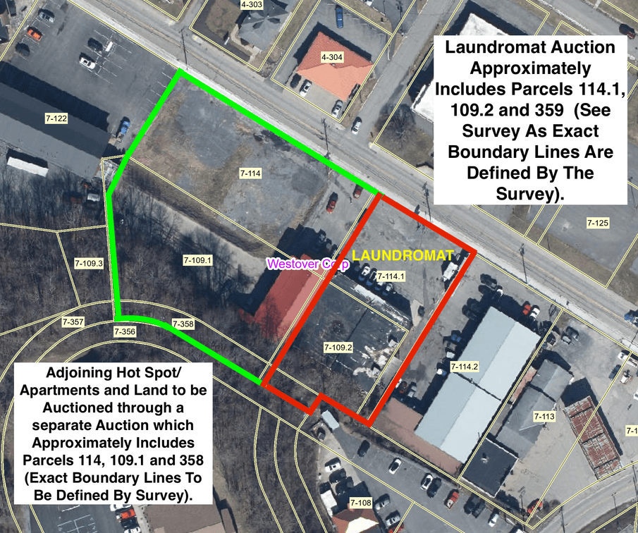 Image for CASHFLOW! ONLINE AUCTION! Laundromat and Real Estate Auction in Westover! Bidding is open now and begins closing on Thursday, March 26th, at 6:00 p.m.