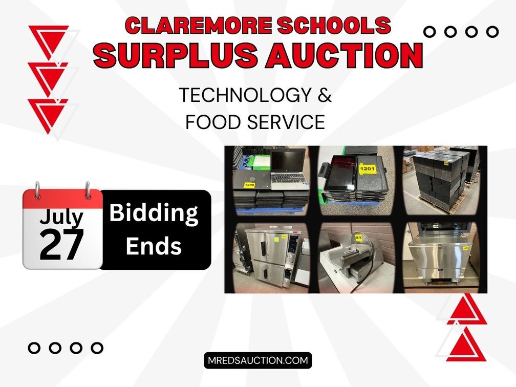 Image for Claremore Schools Surplus Auction