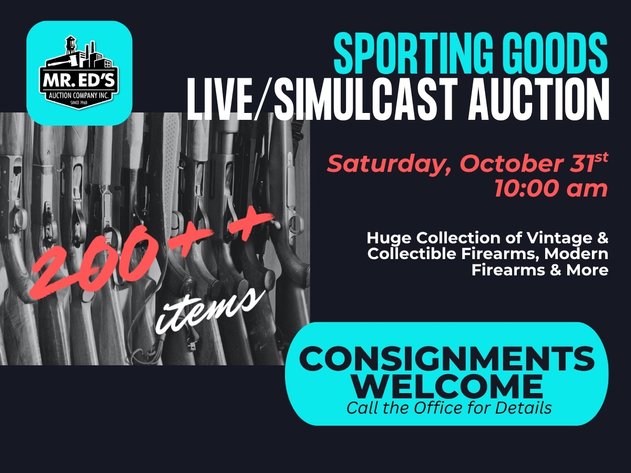 Image for Live/Simulcast Sporting Goods Auction