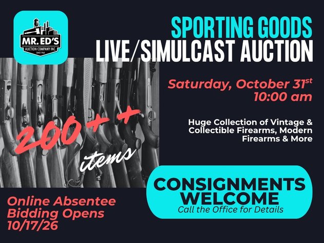 Image for Live/Simulcast Sporting Goods Auction