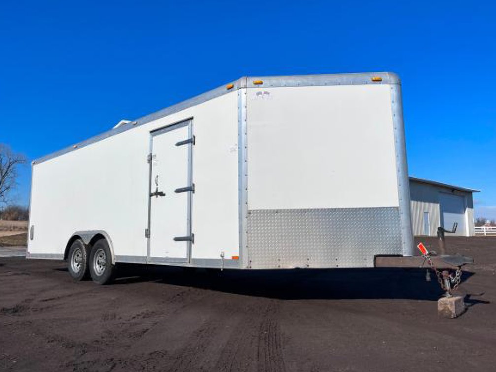 2006 Cargo Mate 26' Enclosed Trailer & 2003 TN 14' Enclosed Tandem Axle Trailer