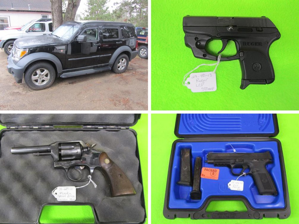 Hammerdown Firearms Guns, Ammo and Automobiles and Sporting Goods Auction, Menagha, MN