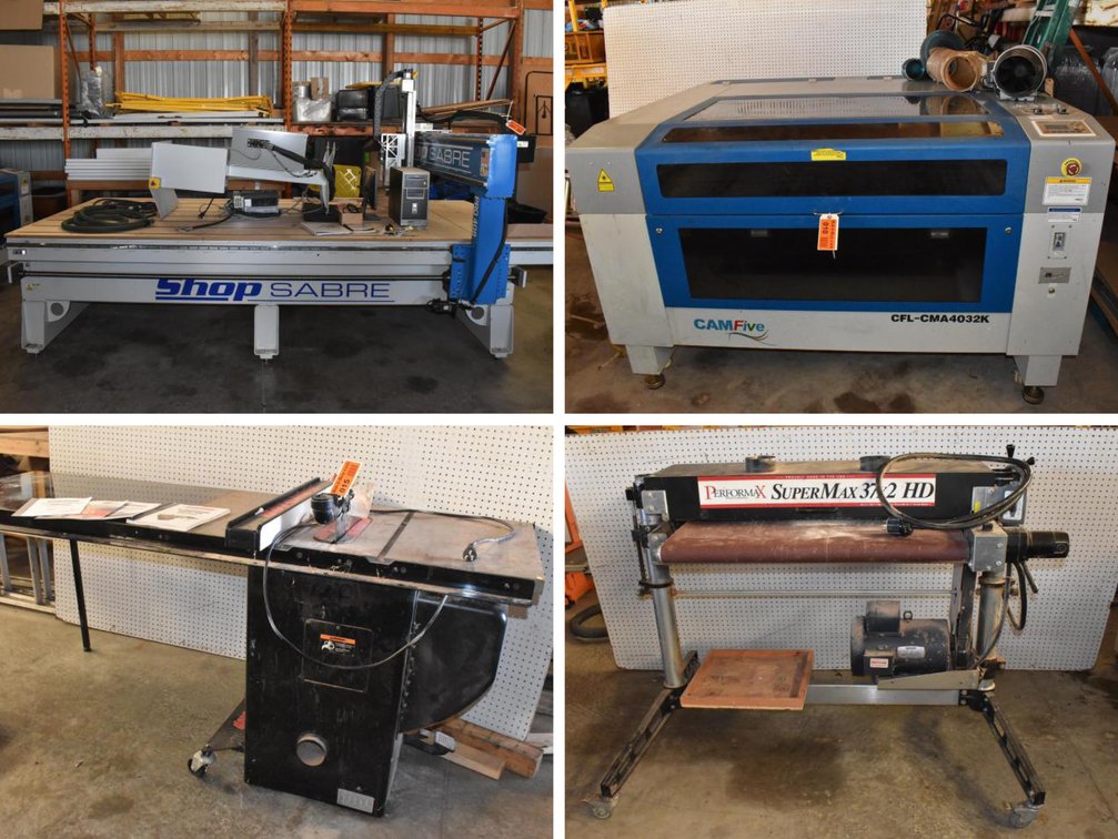 Woodworking and Fishing: Tools, Machinery, Equipment and Lumber