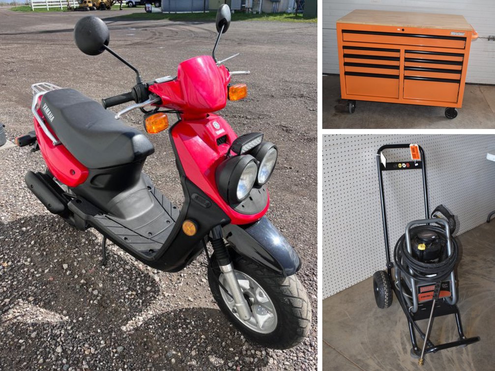 2004 Yamaha Scooter, Tools & Tires