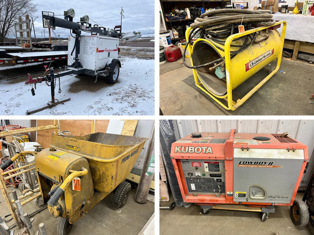 Construction Equipment Surplus to Ongoing Operations (133912)