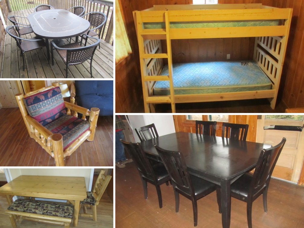 Furnishings and Appliances From 13 Cabins, Pequot Lakes, MN 139424