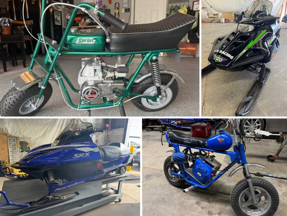 Vintage Snowmobiles, Mini Bikes and Parts (138046)