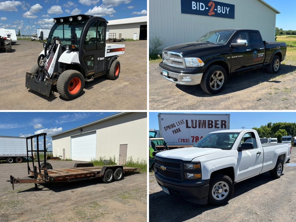 2018 Bobcat 5600 Toolcat, 2017 Tilt Bed Trailer, Vehicles and Equipment  (137439)
