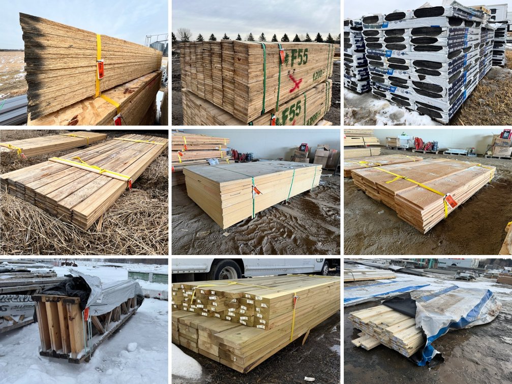 Surplus Lumber Inventory: MDF, OSB, LP Smart Side, T&G & Floor Trusses (154386)